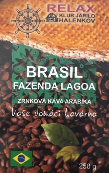 Brasil Fazenda Lagoa 250g - zrnkov kva 100% arabika