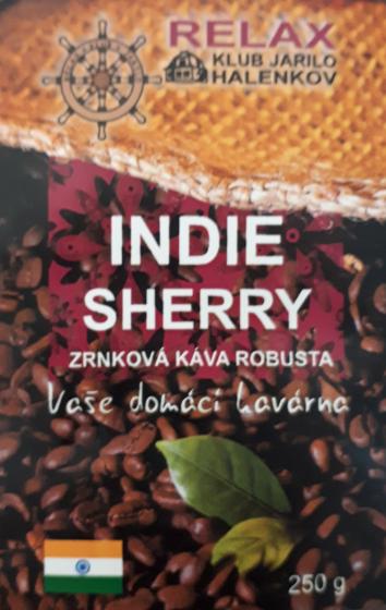 Indie Sherry 250g - zrnkov kva 100% robusta