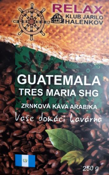 Guatemala Tres Maria SHG 250g - zrnkov kva 100% arabika