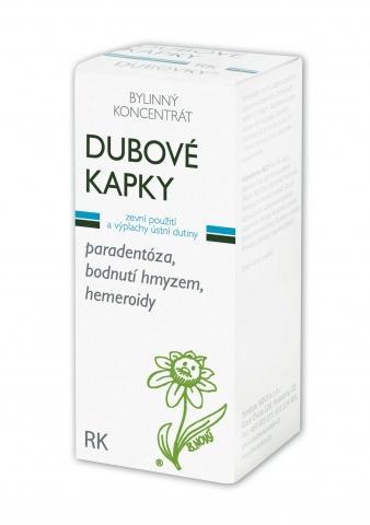 Dubov kapky - Dubovky 100 ml - RK (Ddek koen)