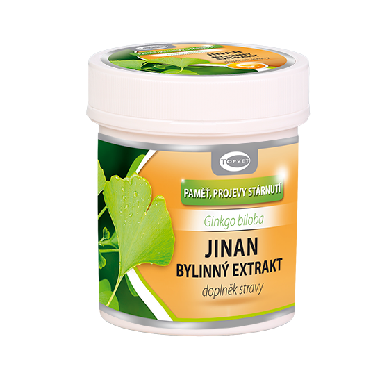 Jinan bylinn extrakt - Ginkgo biloba - 60 tobolek