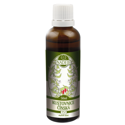 Kustovnice ��nsk� - v�luh z bylin 50 ml