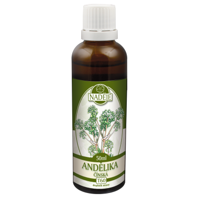 Andělika čínská - výluh z bylin 50 ml