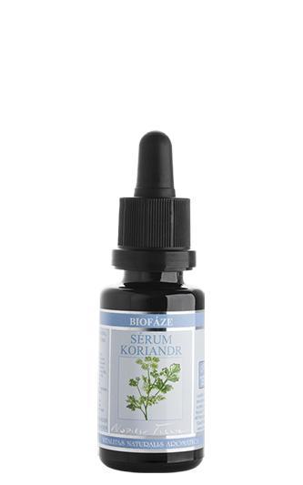 Nobilis - Sérum Koriandr 20 ml - tonizuje pokožku, uvolňuje bolesti, svalové spazmy a stagnaci energie