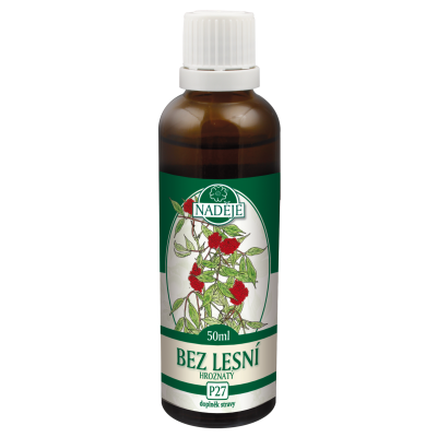 Lesní bez hroznatý - výluh z pupenů 50 ml