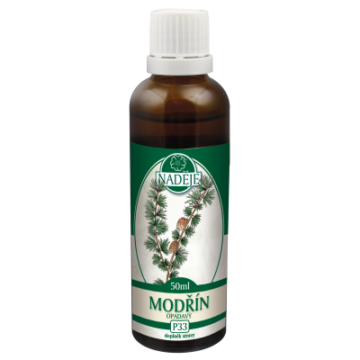 Mod��n opadav� - v�luh z pupen� 50 ml