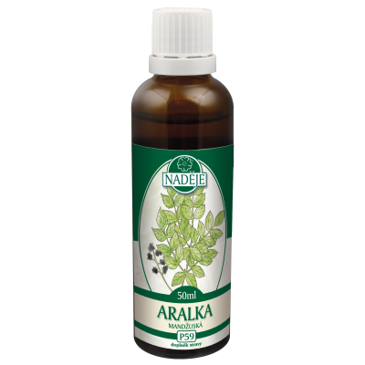 Aralka mandžuská - výluh z pupenů 50 ml